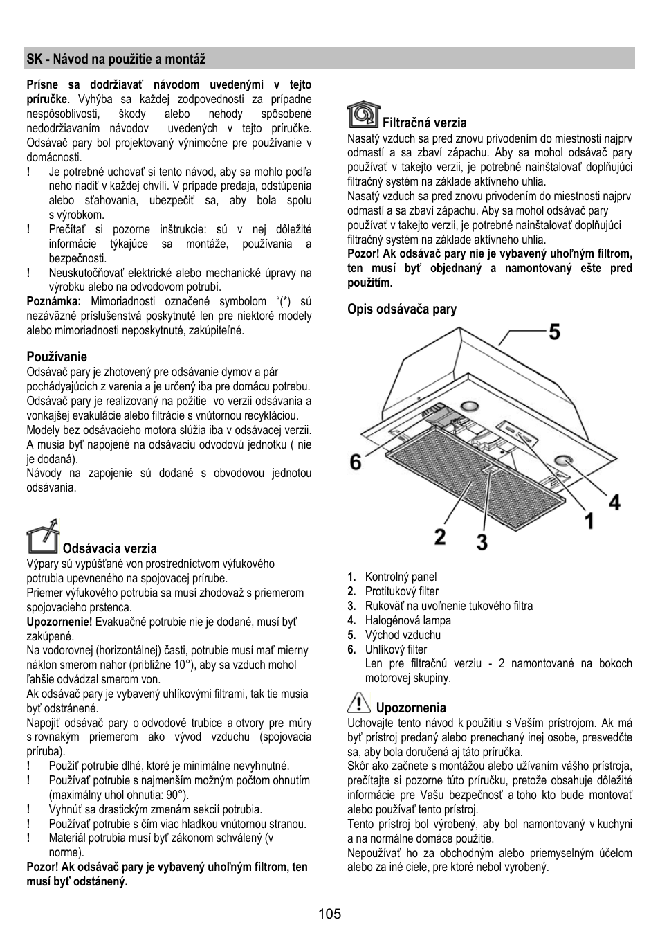 DE DIETRICH DHG1166X User Manual | Page 105 / 120