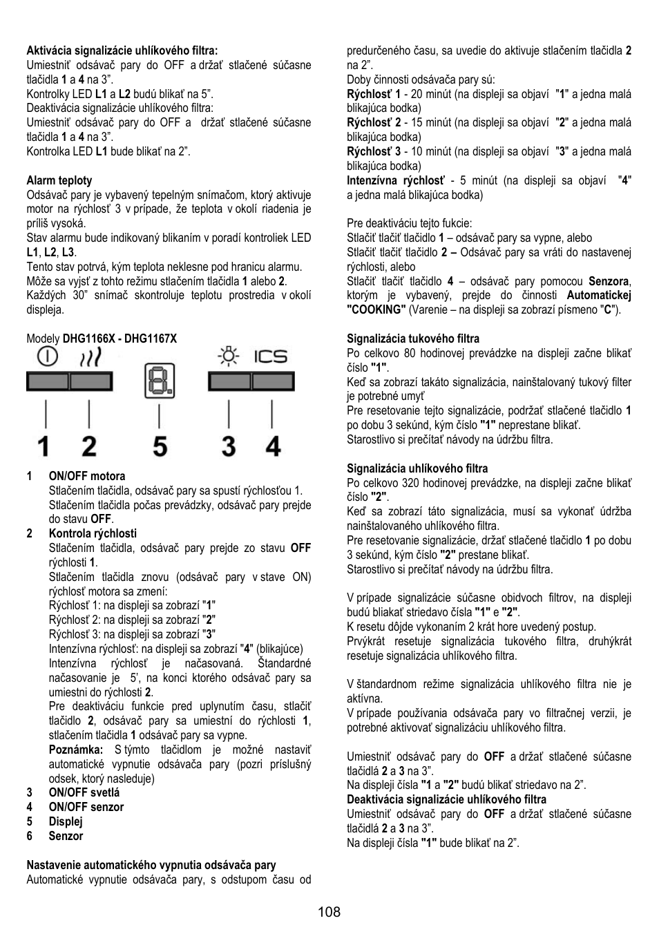 DE DIETRICH DHG1166X User Manual | Page 108 / 120