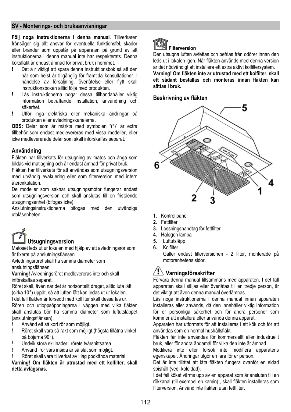 DE DIETRICH DHG1166X User Manual | Page 112 / 120