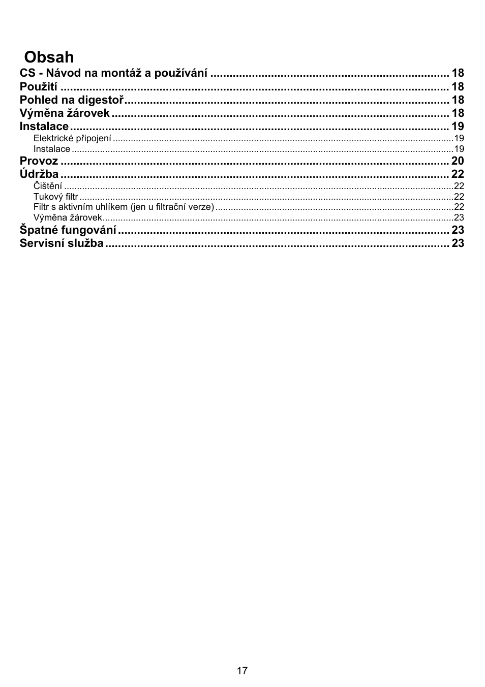 DE DIETRICH DHG1166X User Manual | Page 17 / 120