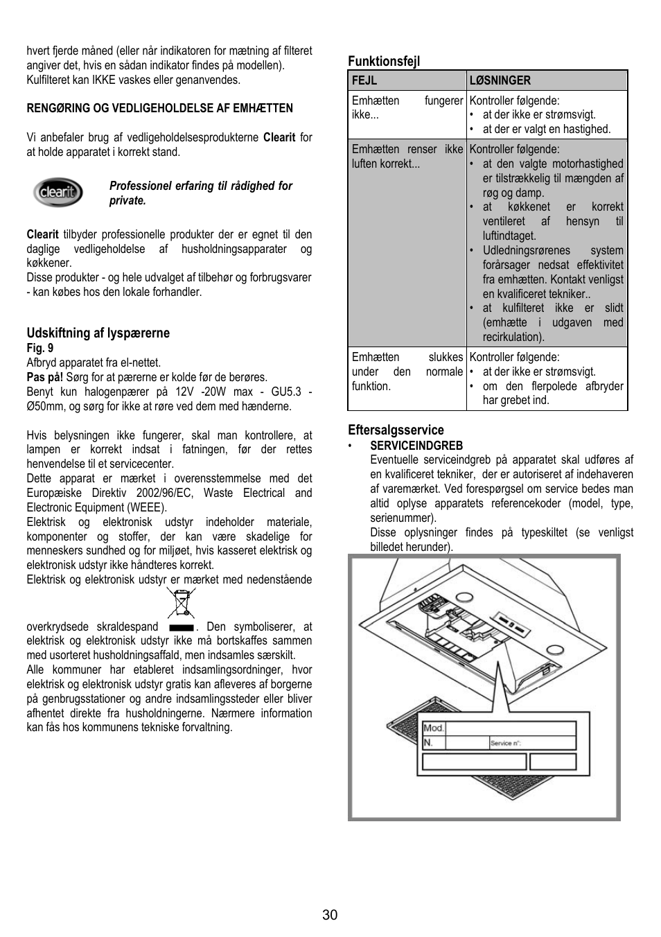 DE DIETRICH DHG1166X User Manual | Page 30 / 120