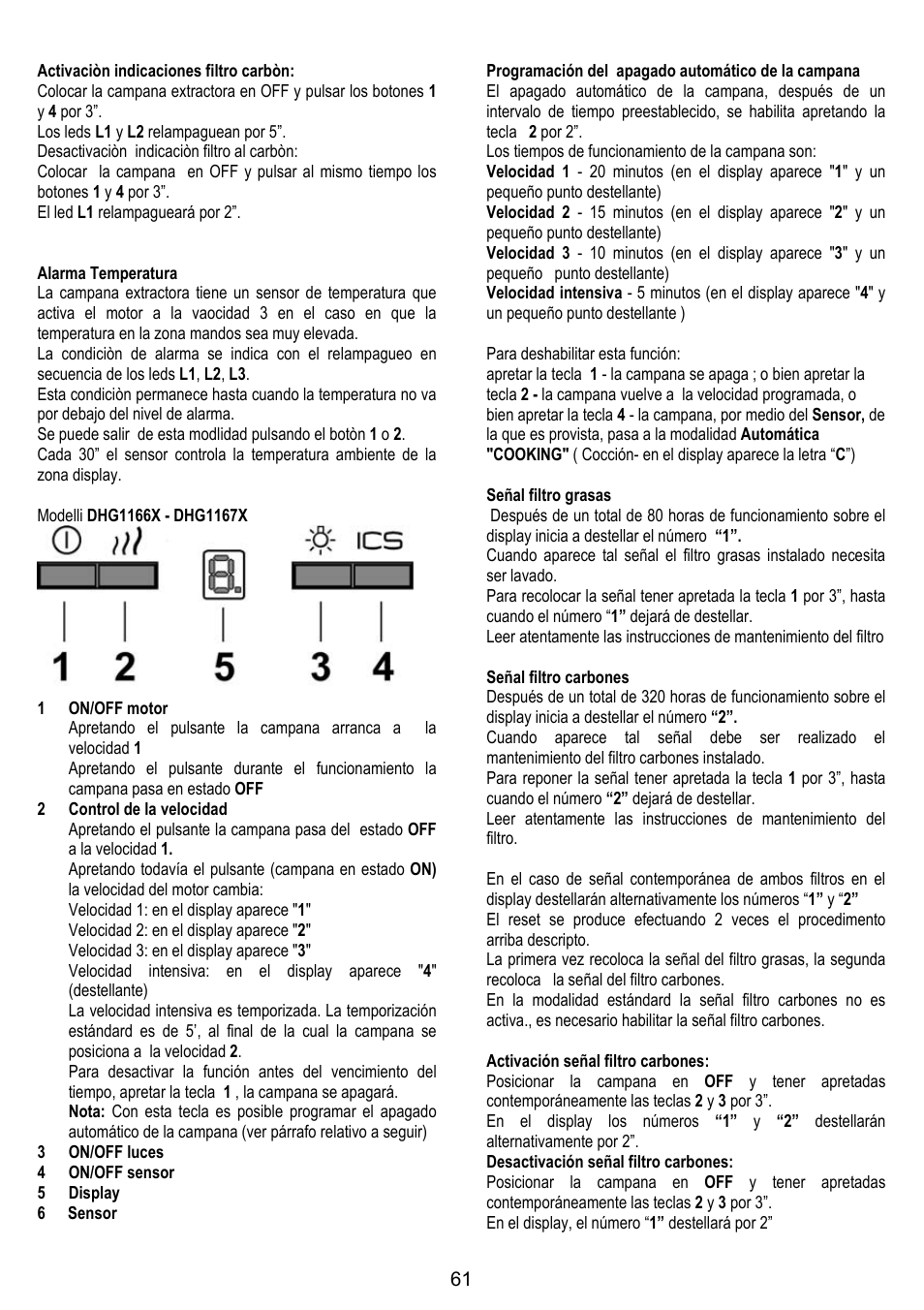 DE DIETRICH DHG1166X User Manual | Page 61 / 120