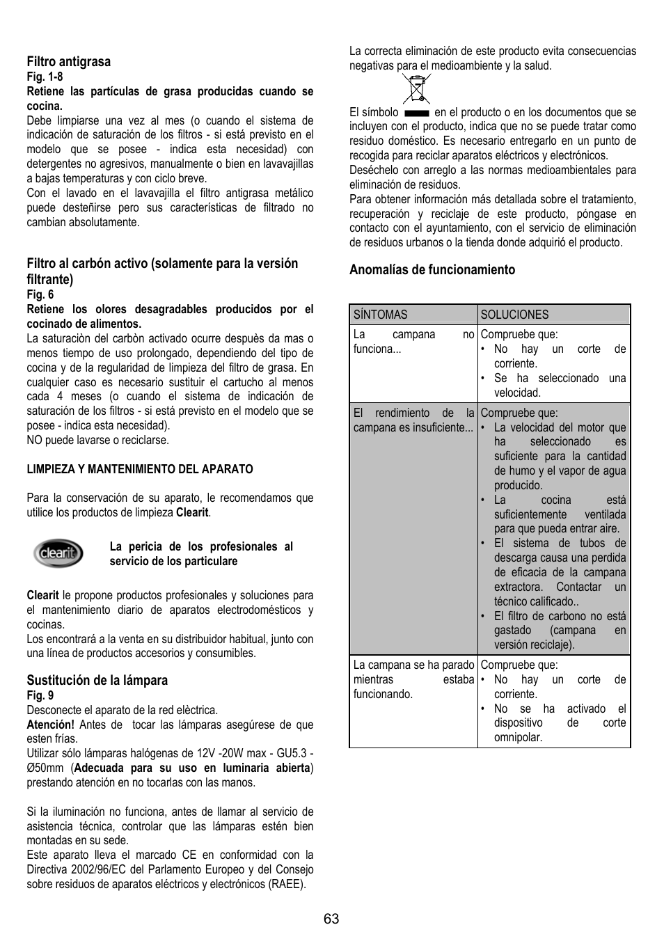 DE DIETRICH DHG1166X User Manual | Page 63 / 120