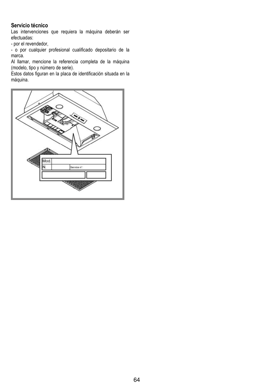 DE DIETRICH DHG1166X User Manual | Page 64 / 120