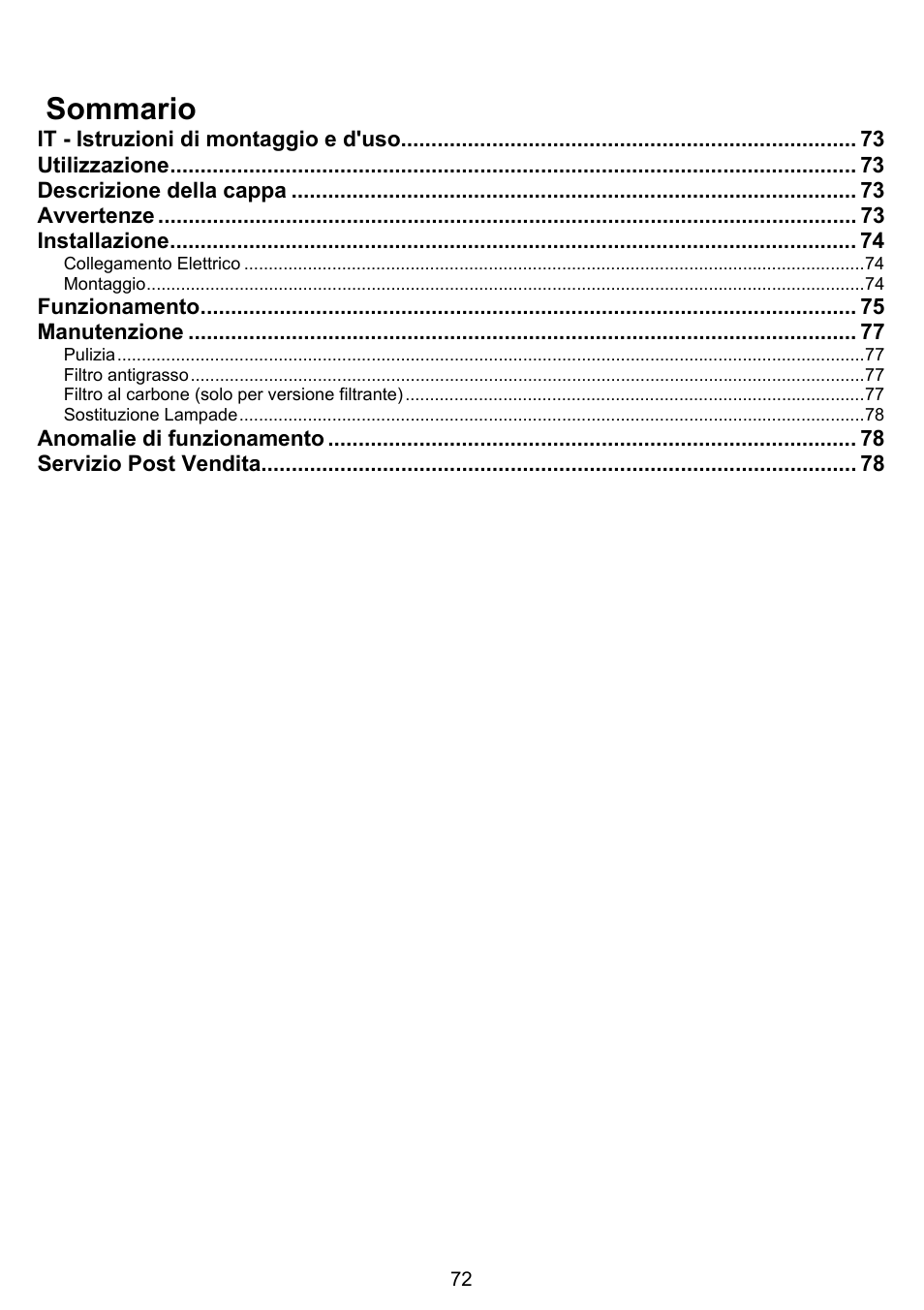 DE DIETRICH DHG1166X User Manual | Page 72 / 120