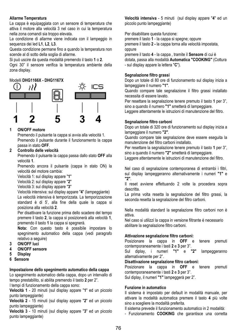 DE DIETRICH DHG1166X User Manual | Page 76 / 120