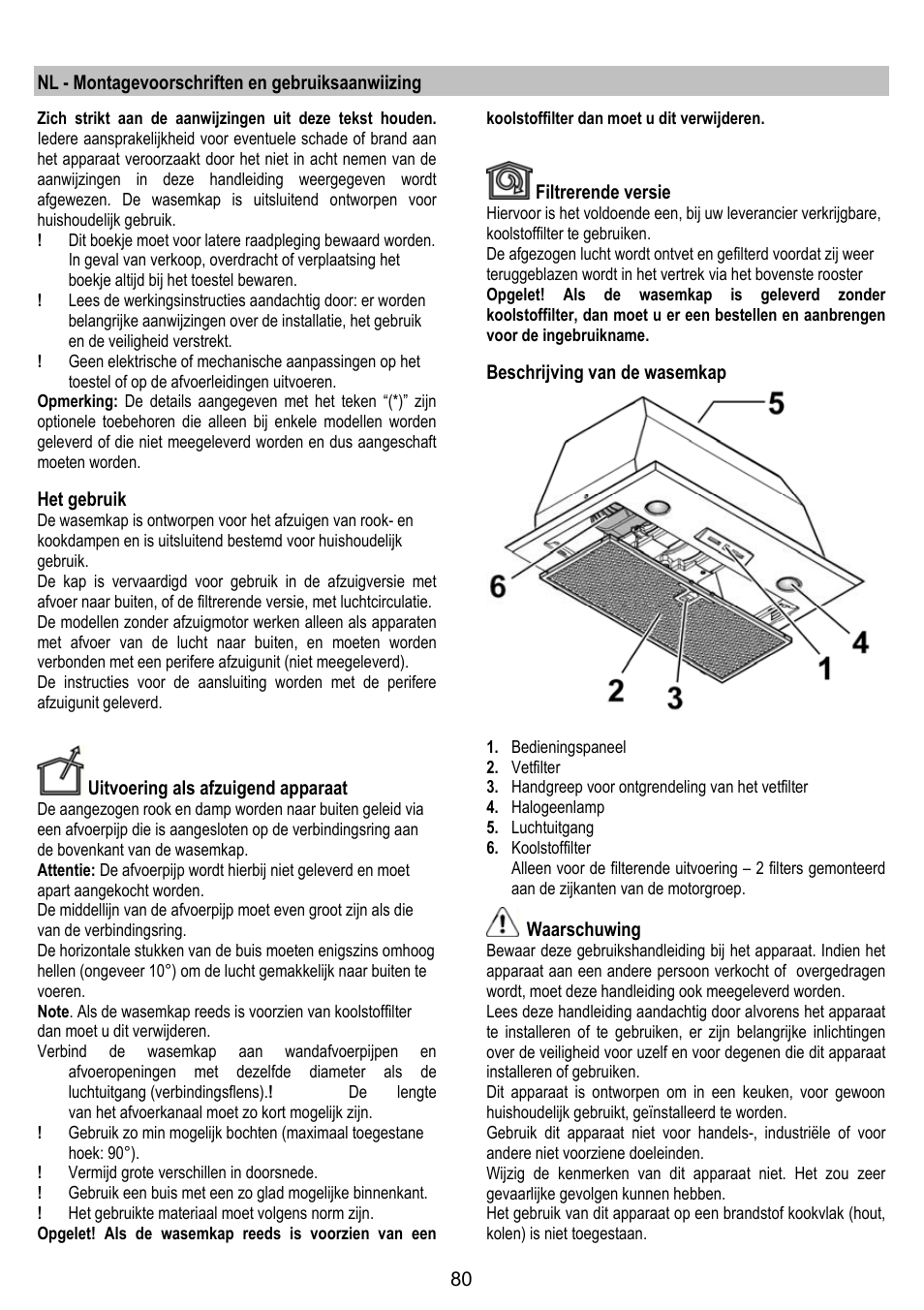 DE DIETRICH DHG1166X User Manual | Page 80 / 120