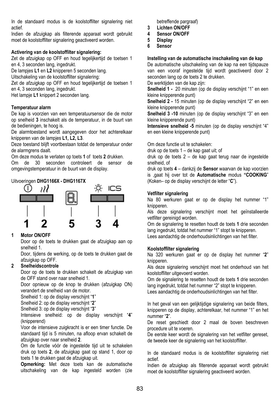 DE DIETRICH DHG1166X User Manual | Page 83 / 120