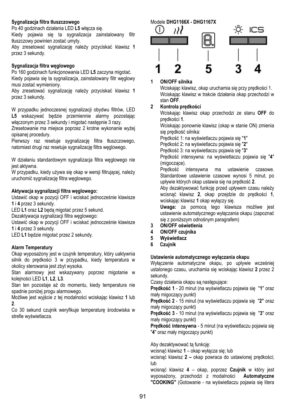 DE DIETRICH DHG1166X User Manual | Page 91 / 120