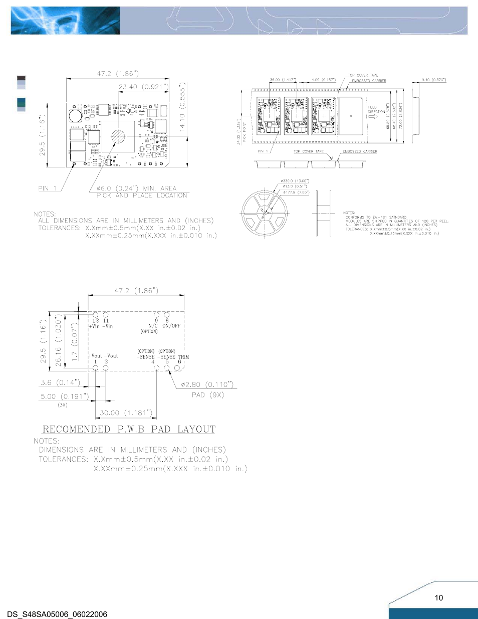 Delta Electronics S48SA User Manual | Page 10 / 13