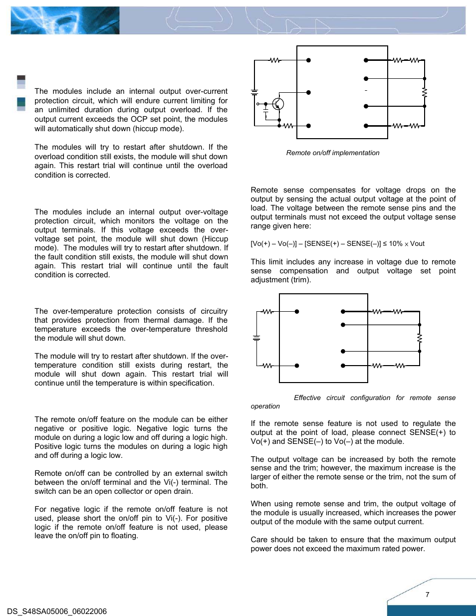 Features descriptions | Delta Electronics S48SA User Manual | Page 7 / 13