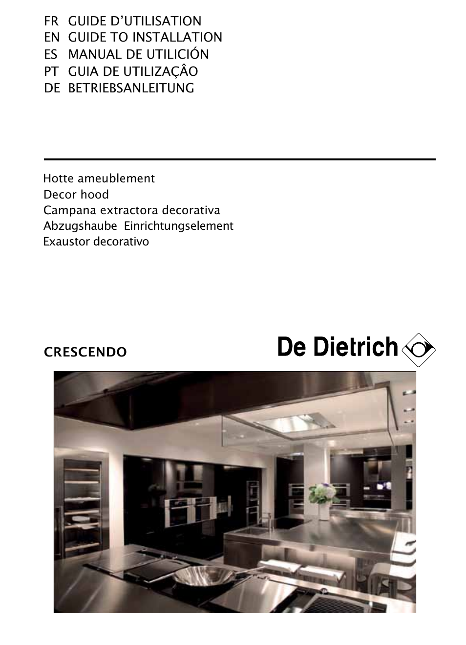 DE DIETRICH DHD1190B User Manual | 65 pages