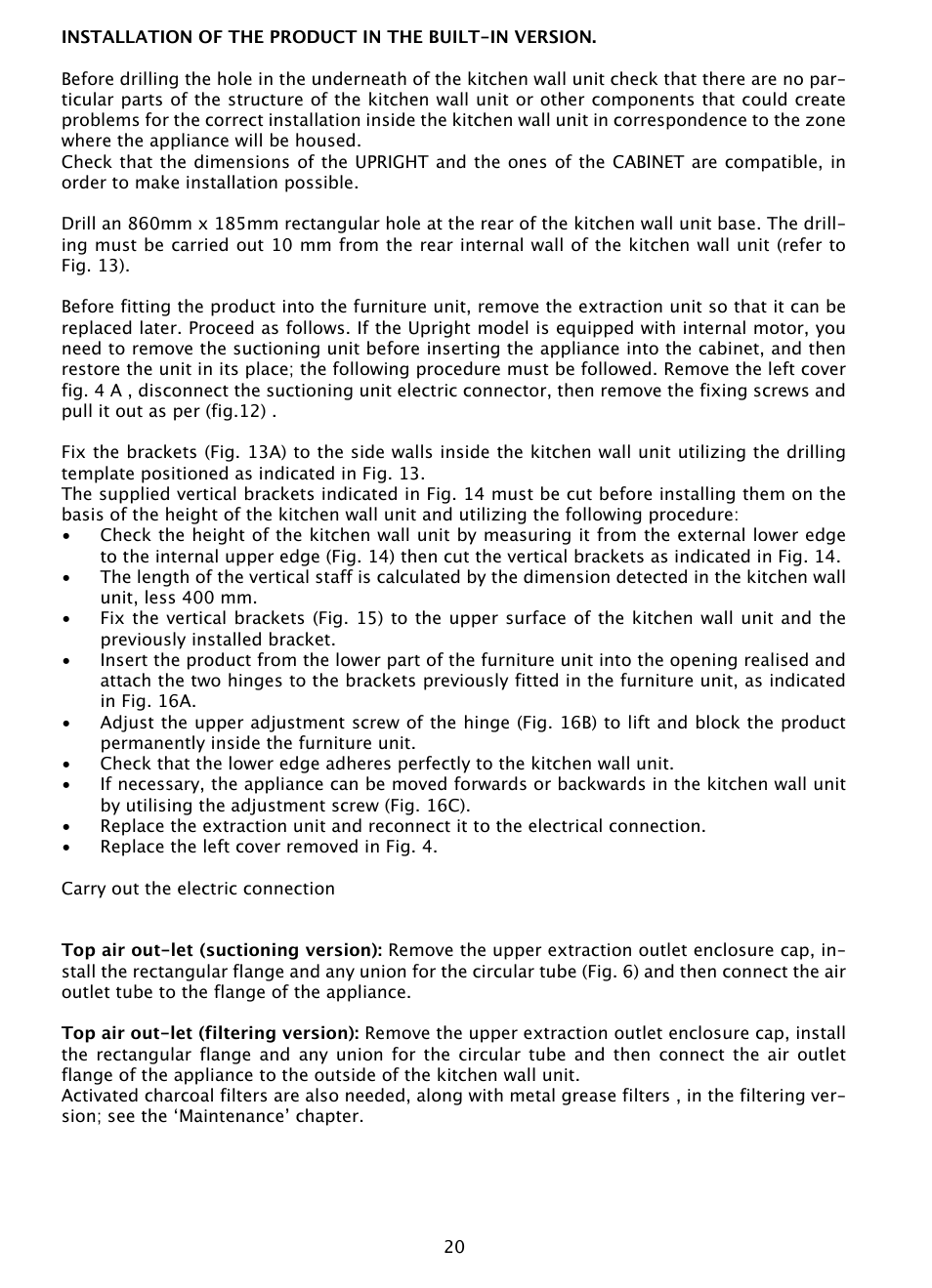 DE DIETRICH DHD1190B User Manual | Page 20 / 65
