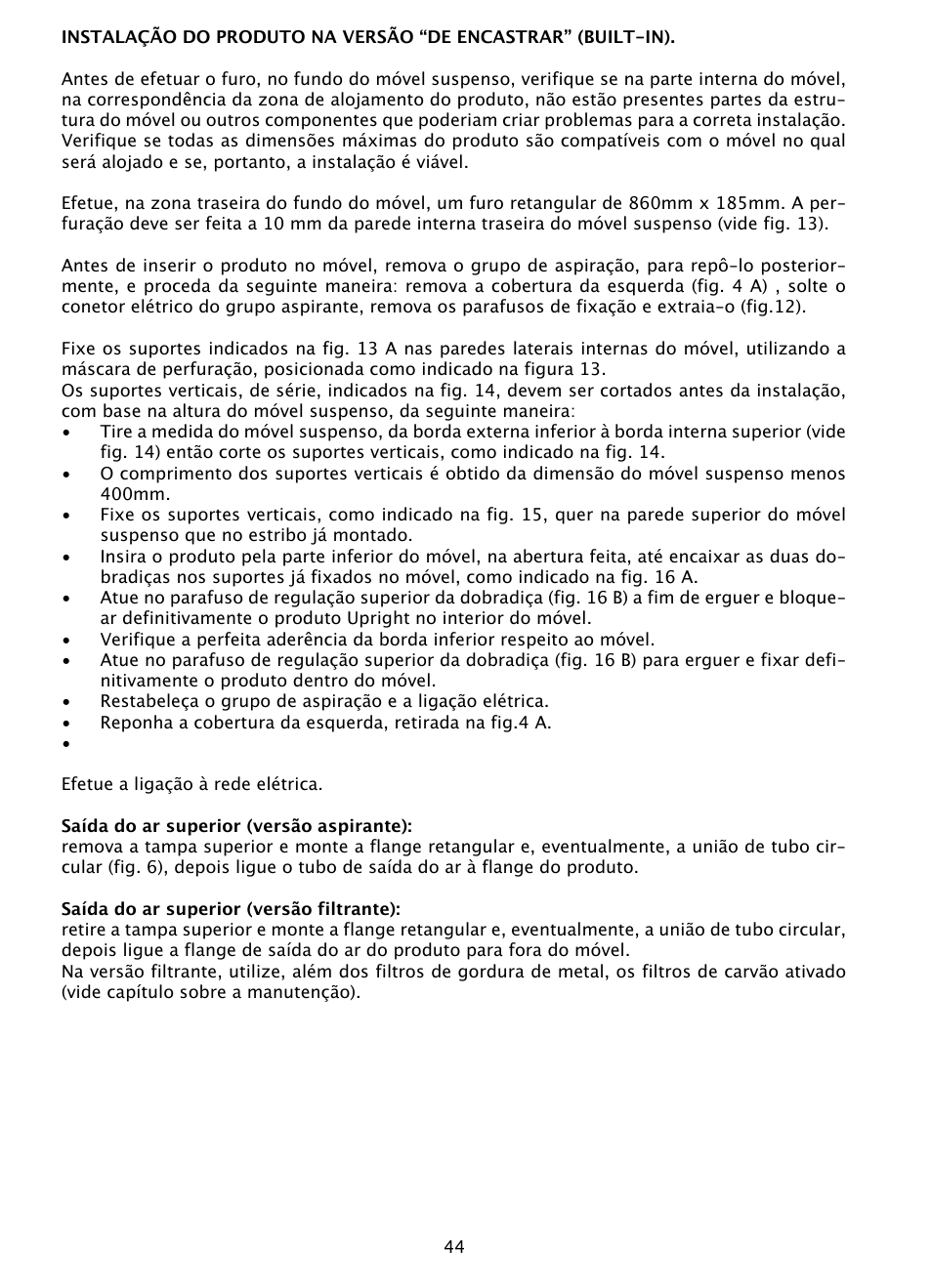 DE DIETRICH DHD1190B User Manual | Page 44 / 65