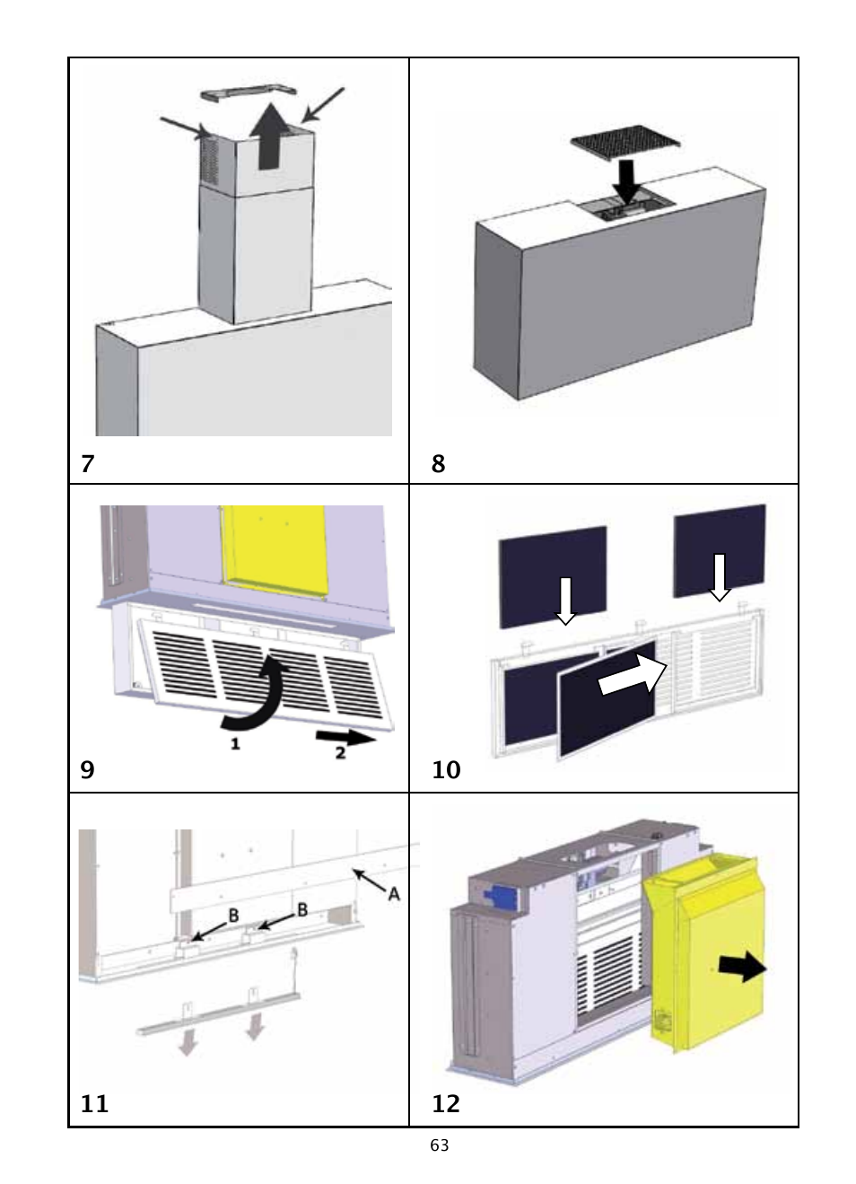 DE DIETRICH DHD1190B User Manual | Page 63 / 65