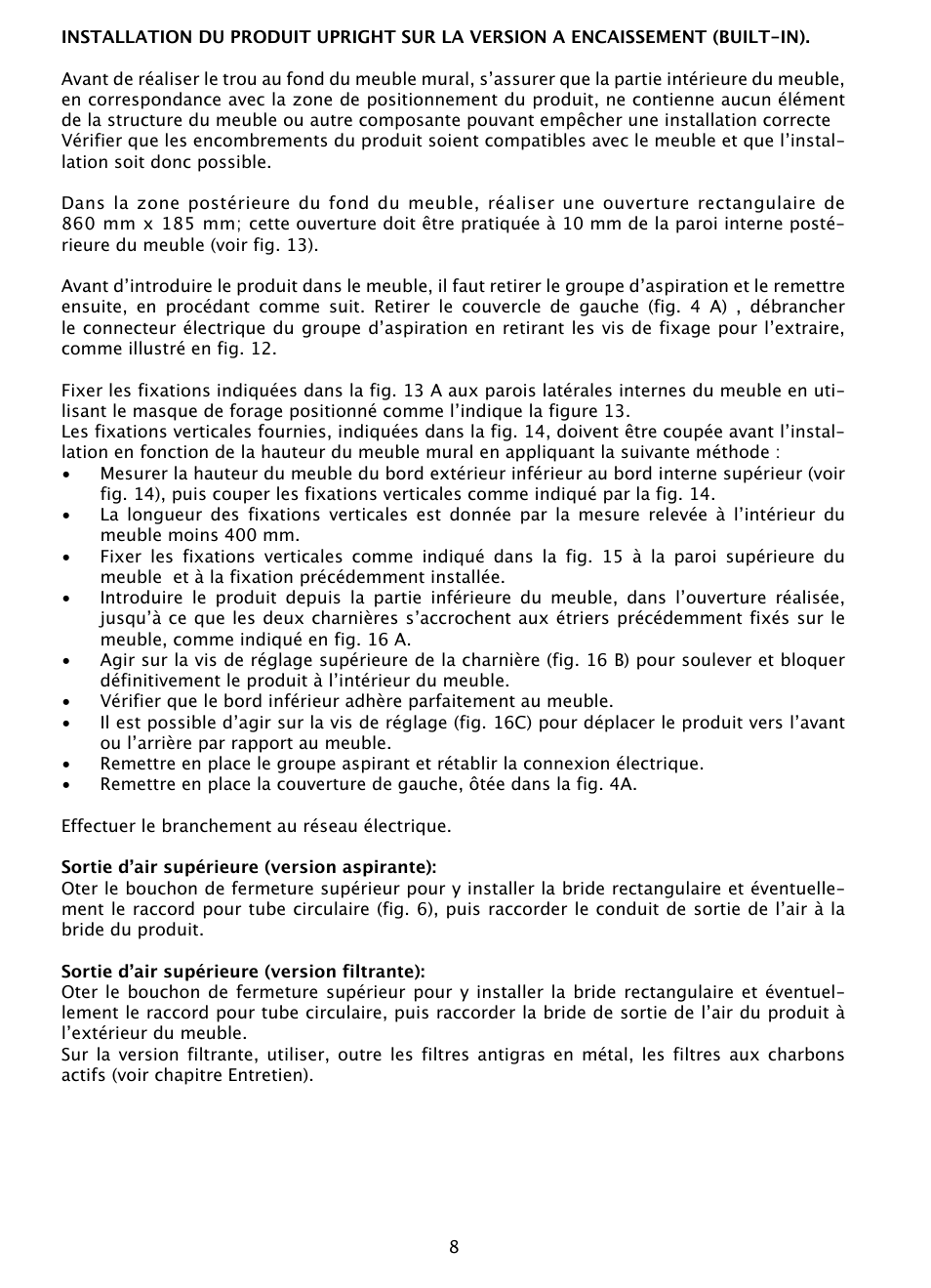DE DIETRICH DHD1190B User Manual | Page 8 / 65