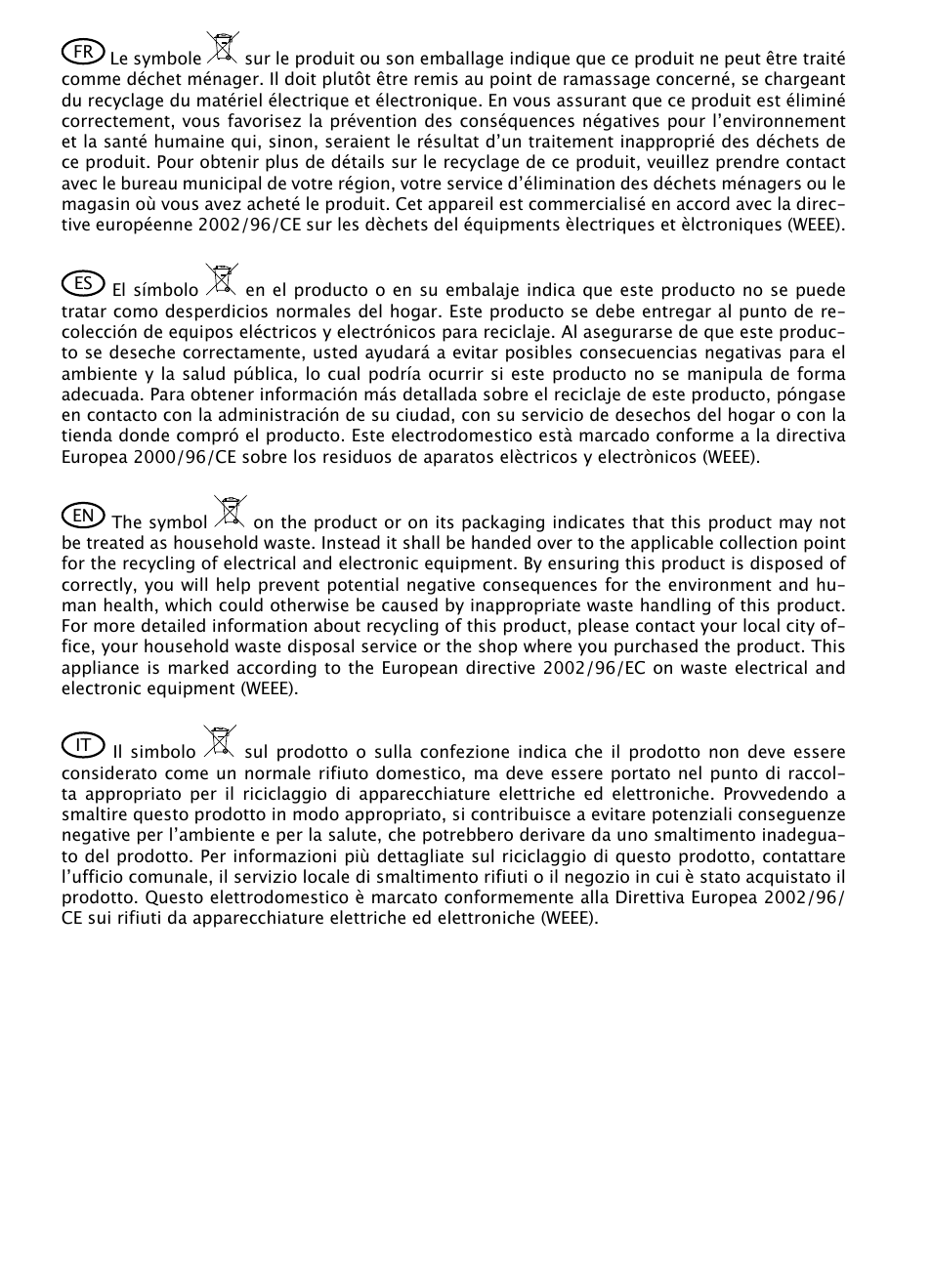 DE DIETRICH DHD1103X User Manual | Page 2 / 48