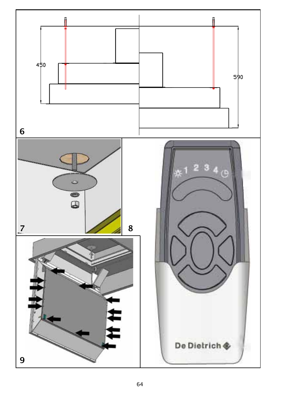 DE DIETRICH DHD1131 User Manual | Page 64 / 66