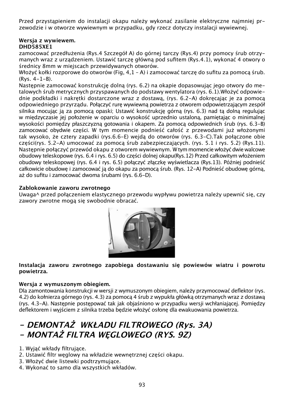 DE DIETRICH DHD585XE1 User Manual | Page 93 / 152