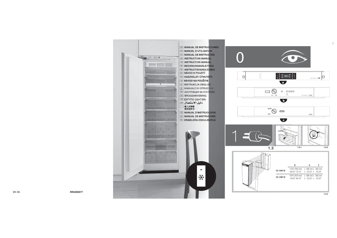 DE DIETRICH DFN1324i User Manual | 82 pages