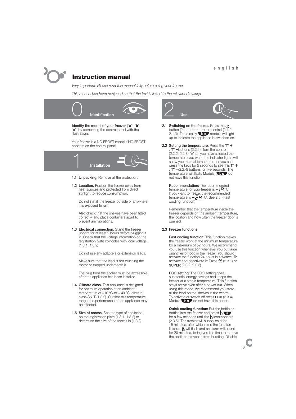 Instruction manual | DE DIETRICH DFN1324i User Manual | Page 15 / 82