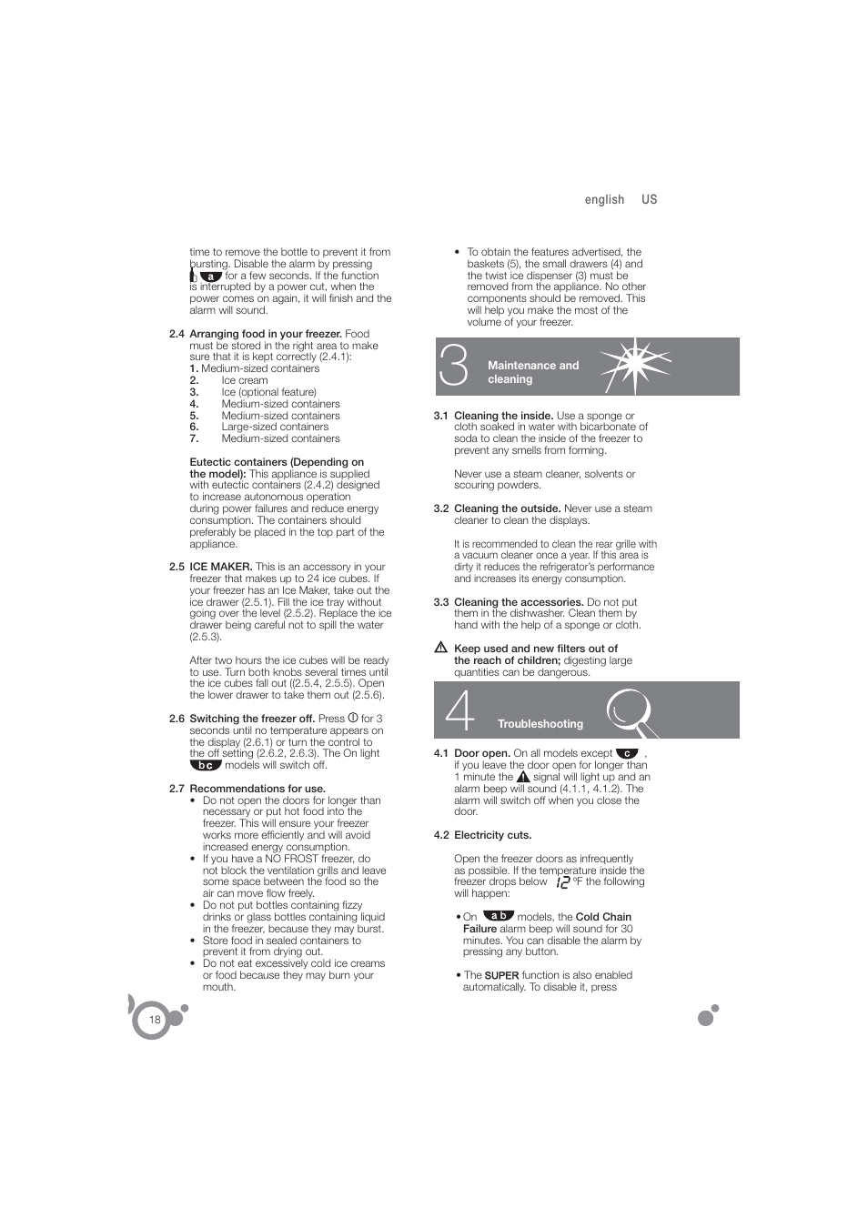 DE DIETRICH DFN1324i User Manual | Page 20 / 82
