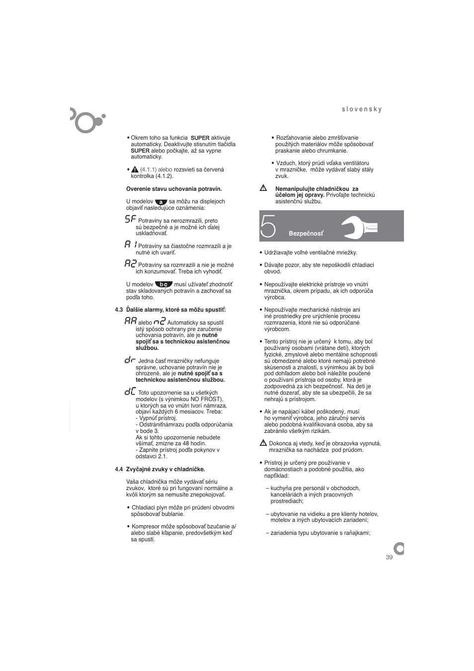 DE DIETRICH DFN1324i User Manual | Page 41 / 82