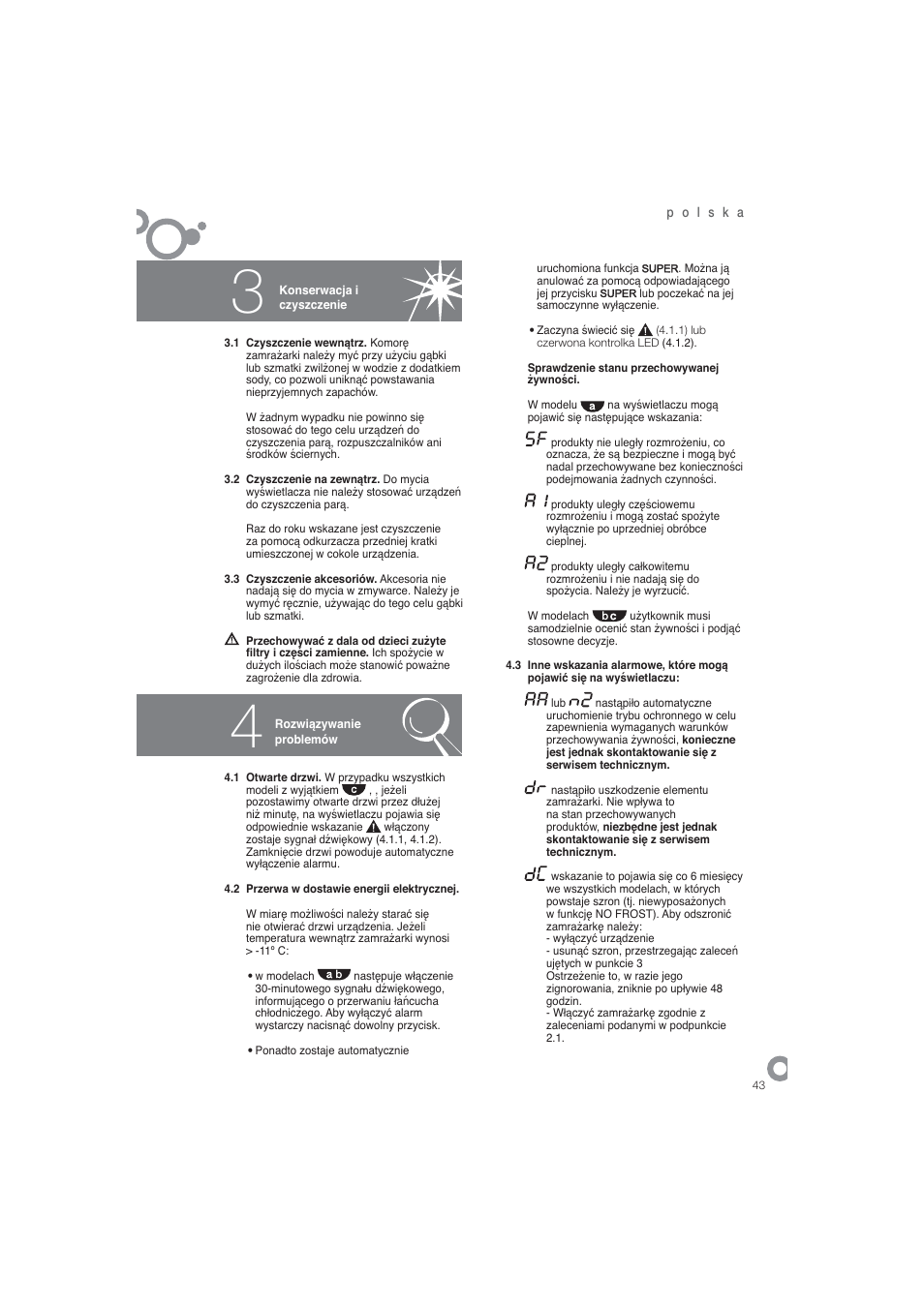 DE DIETRICH DFN1324i User Manual | Page 45 / 82