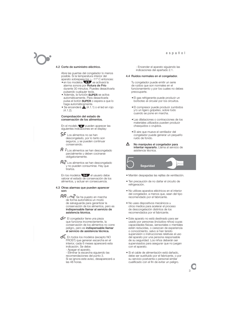DE DIETRICH DFN1324i User Manual | Page 5 / 82