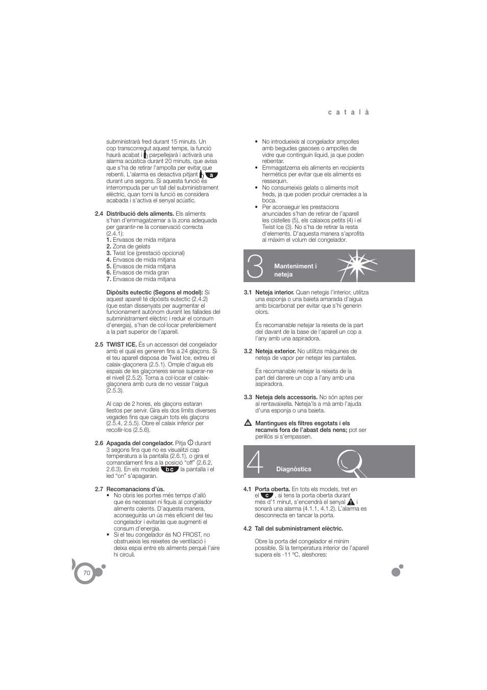 DE DIETRICH DFN1324i User Manual | Page 72 / 82