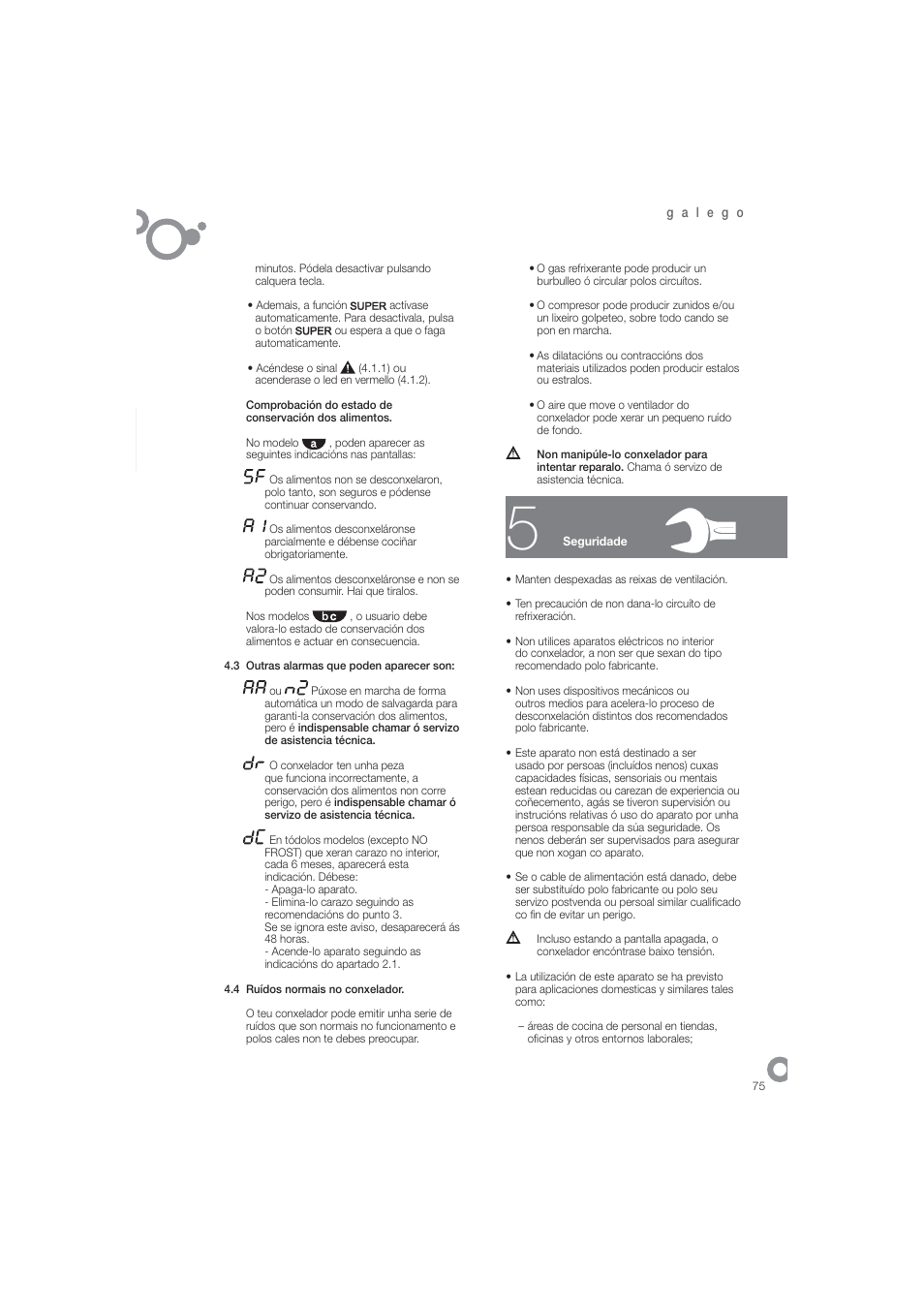 DE DIETRICH DFN1324i User Manual | Page 77 / 82