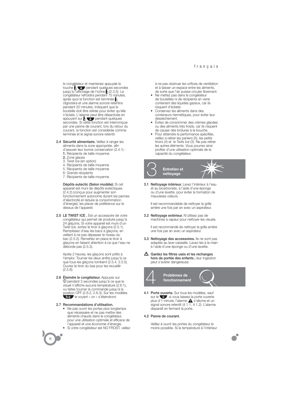 DE DIETRICH DFN1324i User Manual | Page 8 / 82