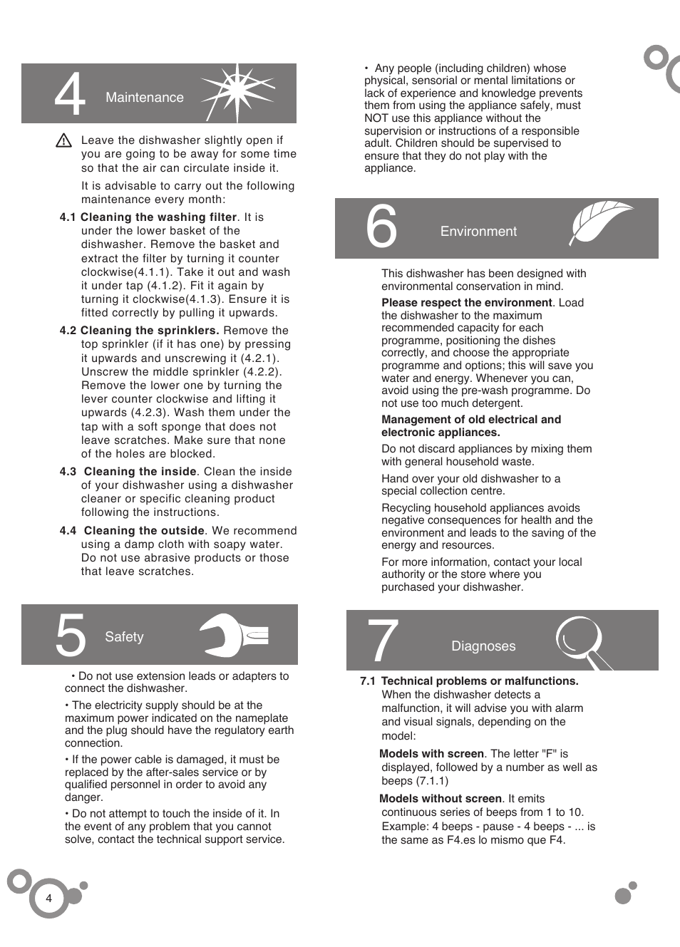 DE DIETRICH DVH1200JU User Manual | Page 4 / 6