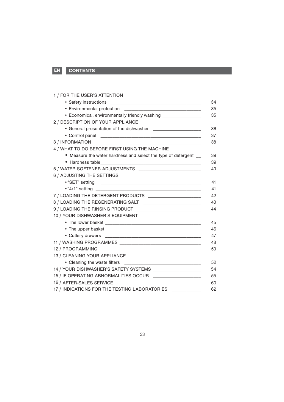 DE DIETRICH DVF1280 User Manual | Page 2 / 33