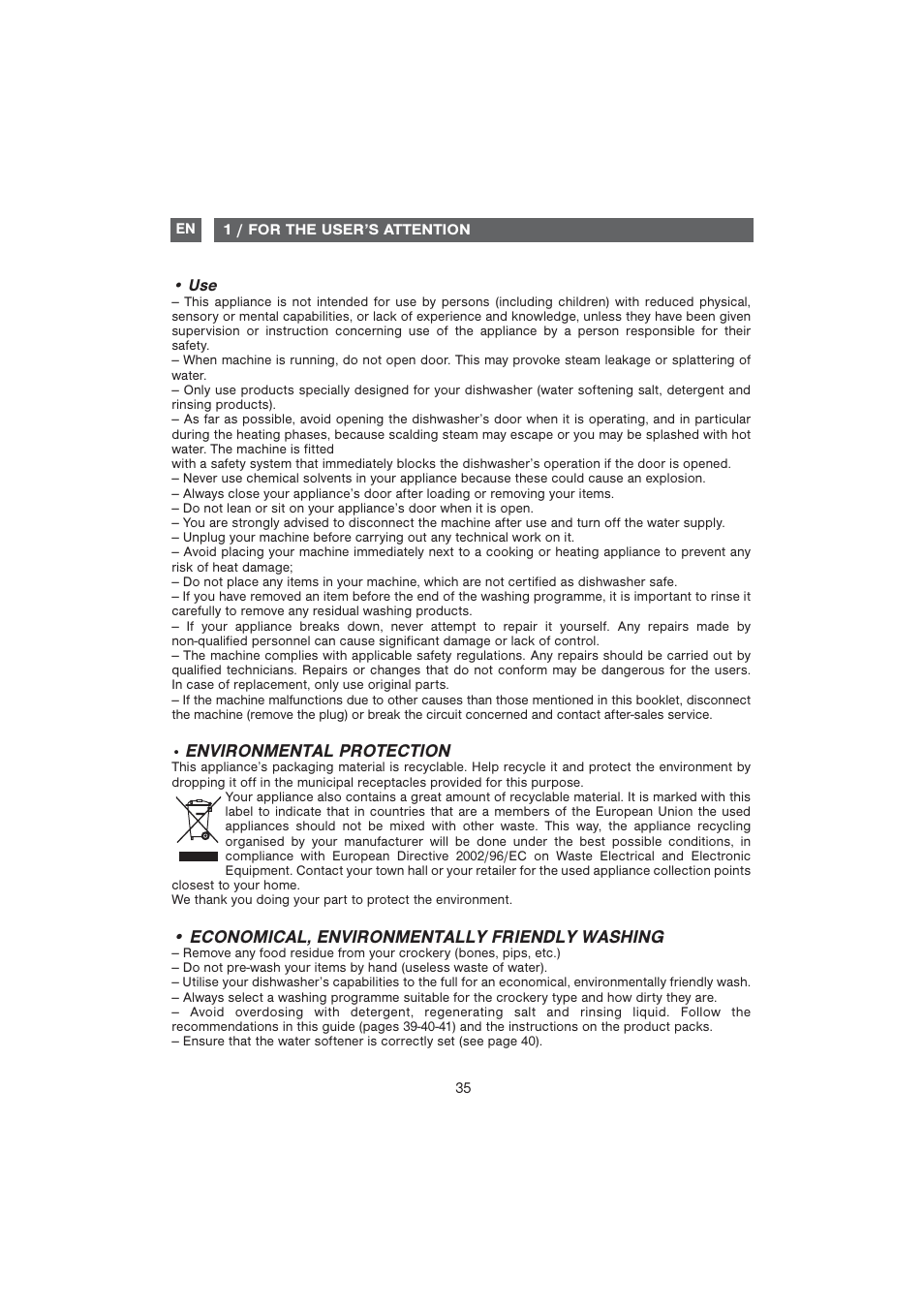 DE DIETRICH DVF1280 User Manual | Page 4 / 33