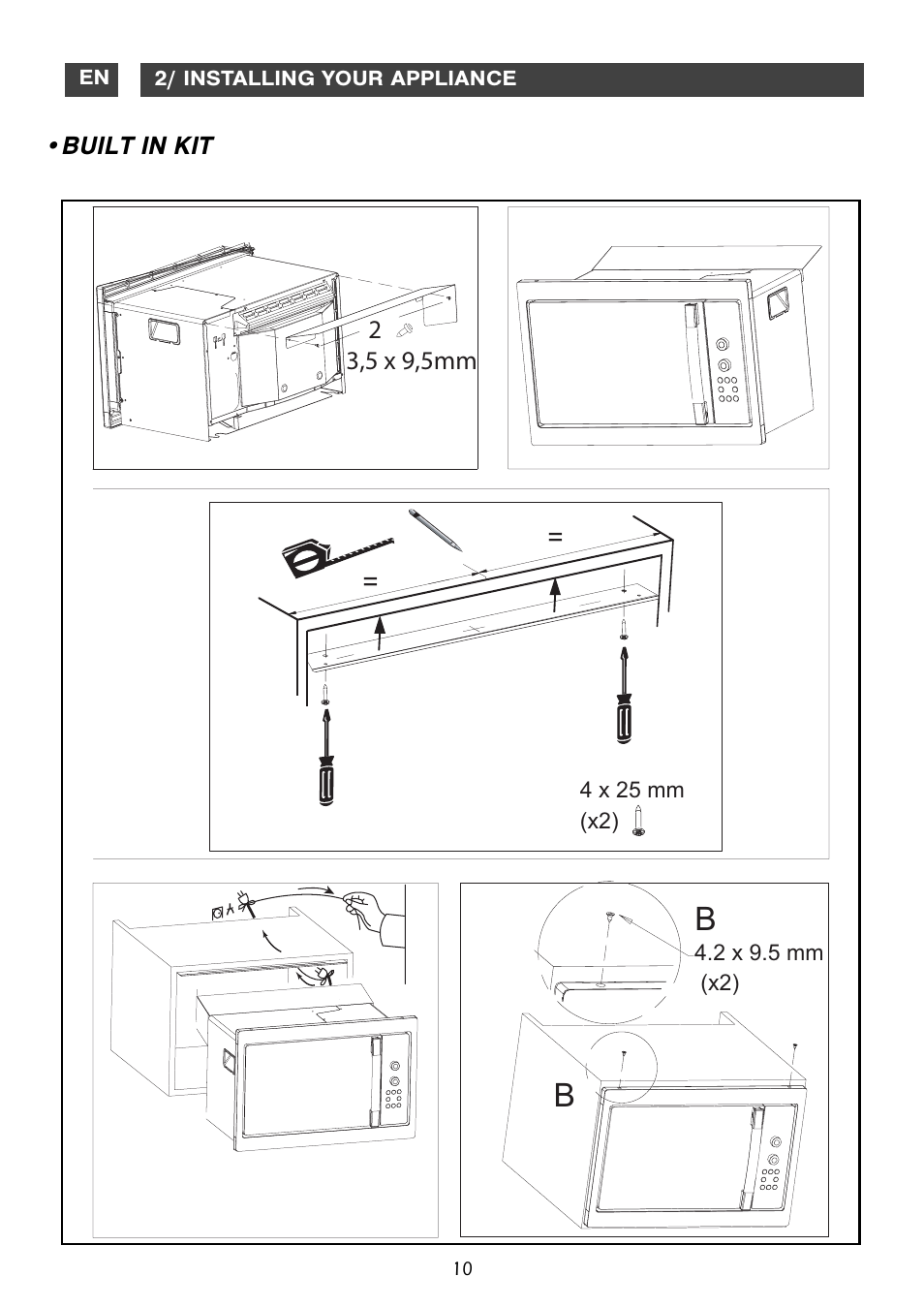 DE DIETRICH DME1129 User Manual | Page 10 / 29