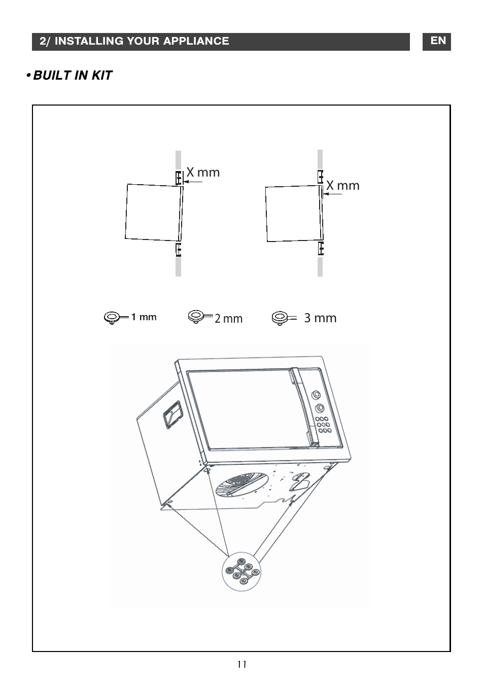 DE DIETRICH DME1129 User Manual | Page 11 / 29