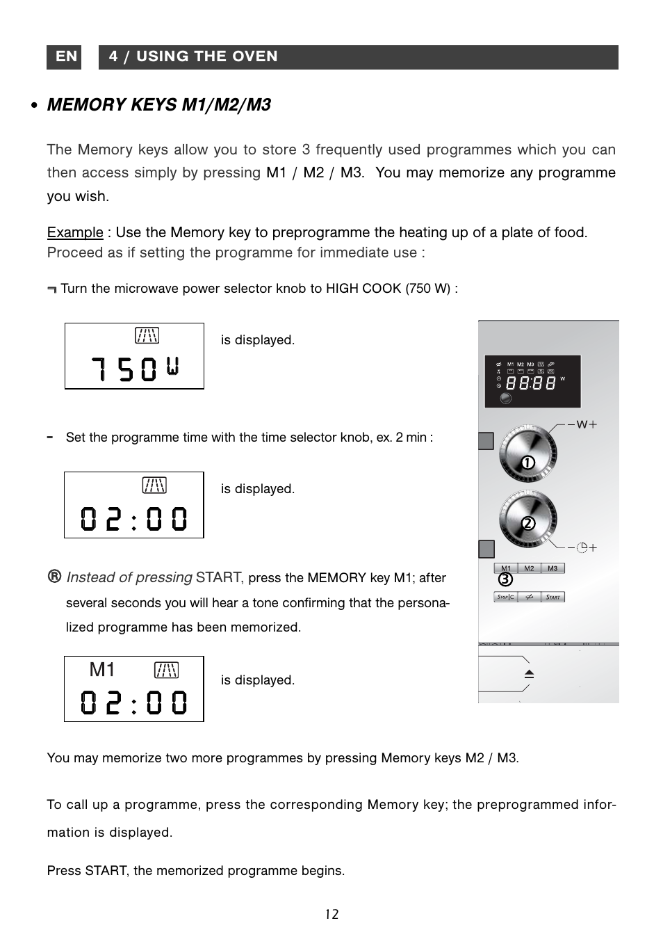 DE DIETRICH DME1115 User Manual | Page 12 / 16