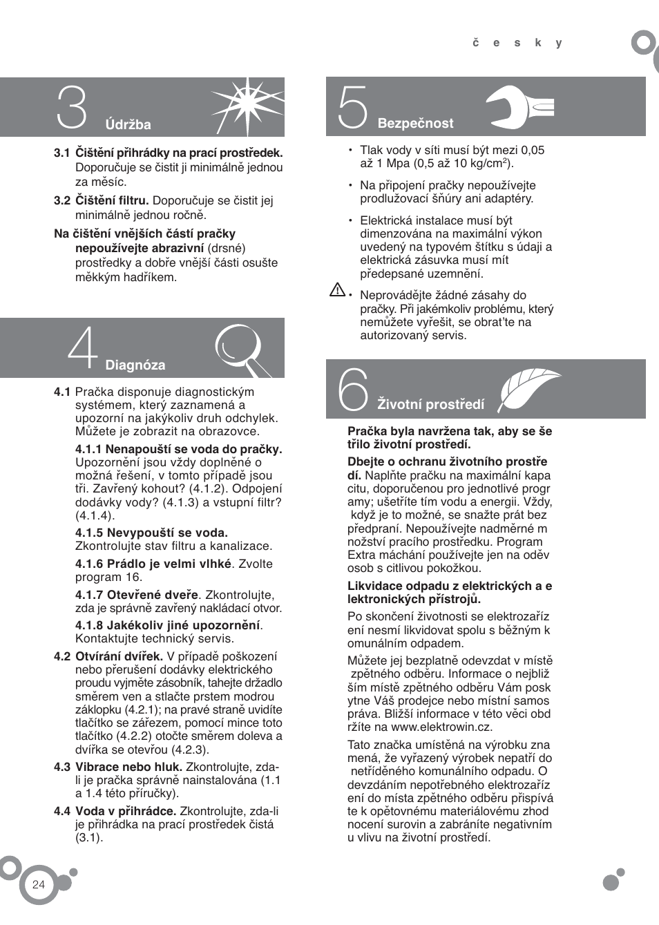 DE DIETRICH DFW1084WA User Manual | Page 24 / 56