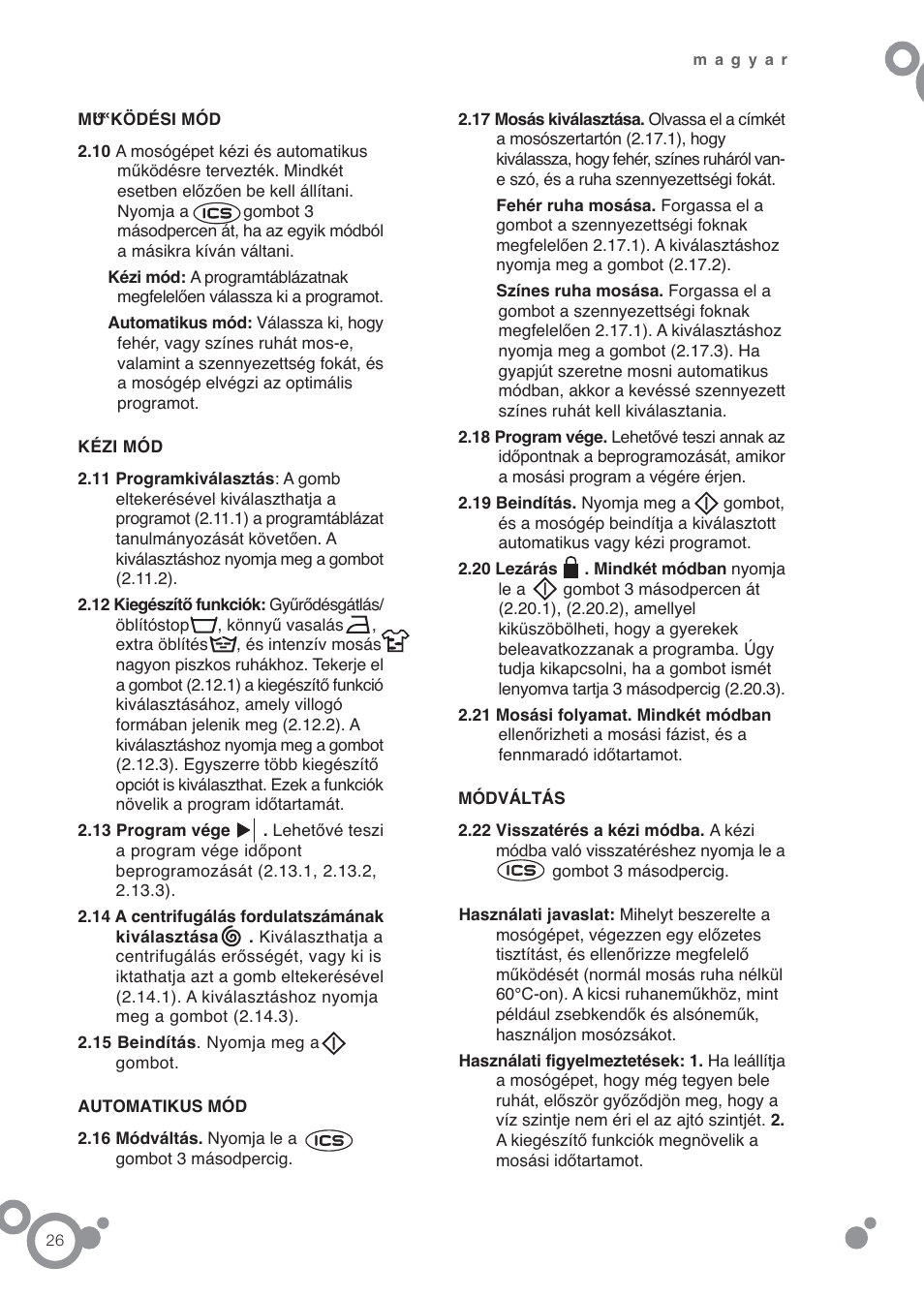 DE DIETRICH DFW1084WA User Manual | Page 26 / 56