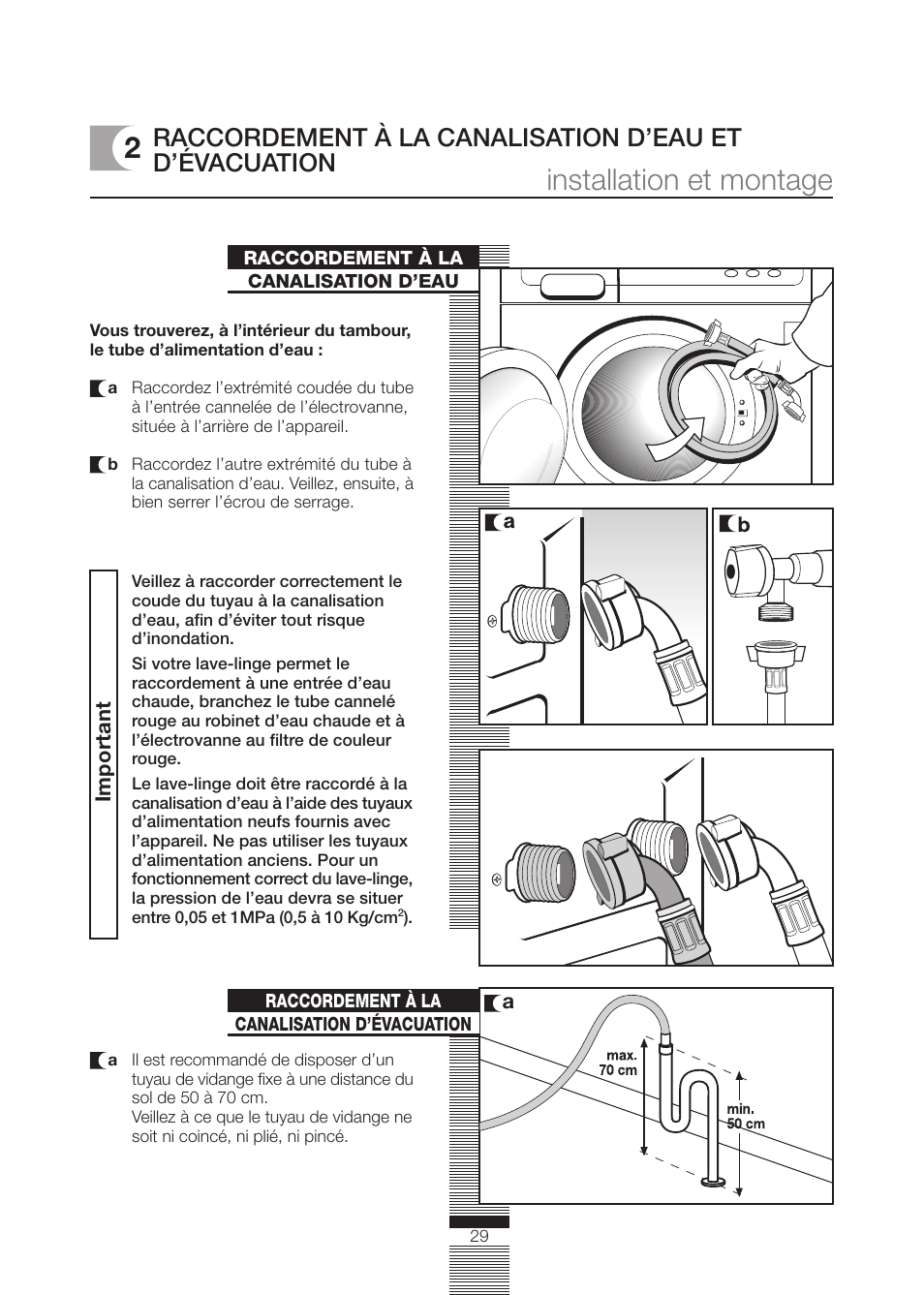 Installation et montage | DE DIETRICH DLZ692JE1 User Manual | Page 29 / 92