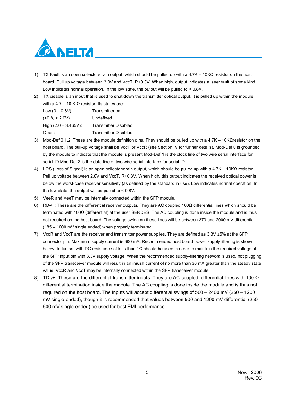 Delta Electronics LCP-155B4JSRx Series User Manual | Page 5 / 12