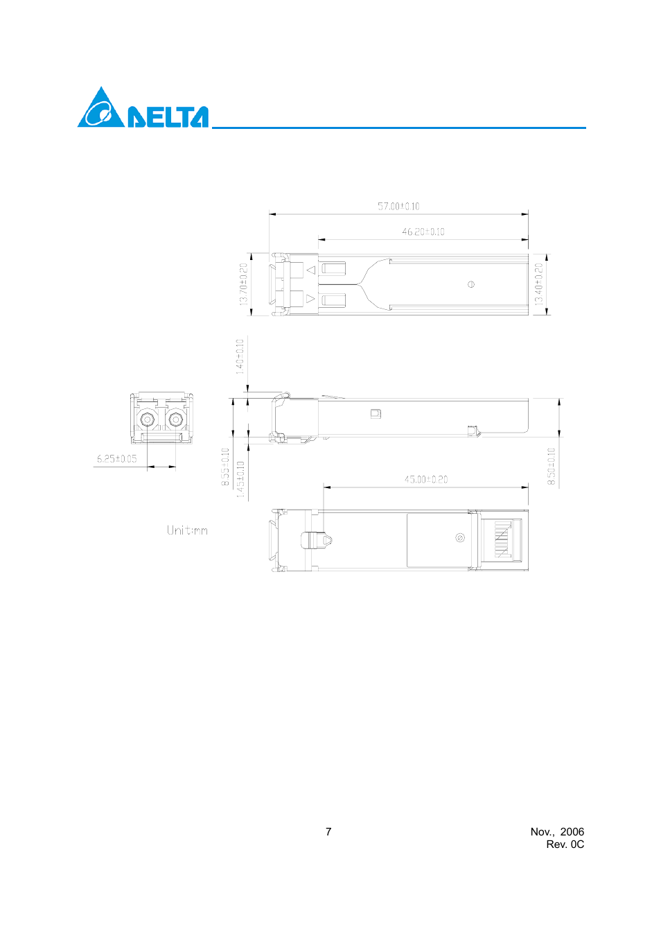 Delta Electronics LCP-155B4JSRx Series User Manual | Page 7 / 12