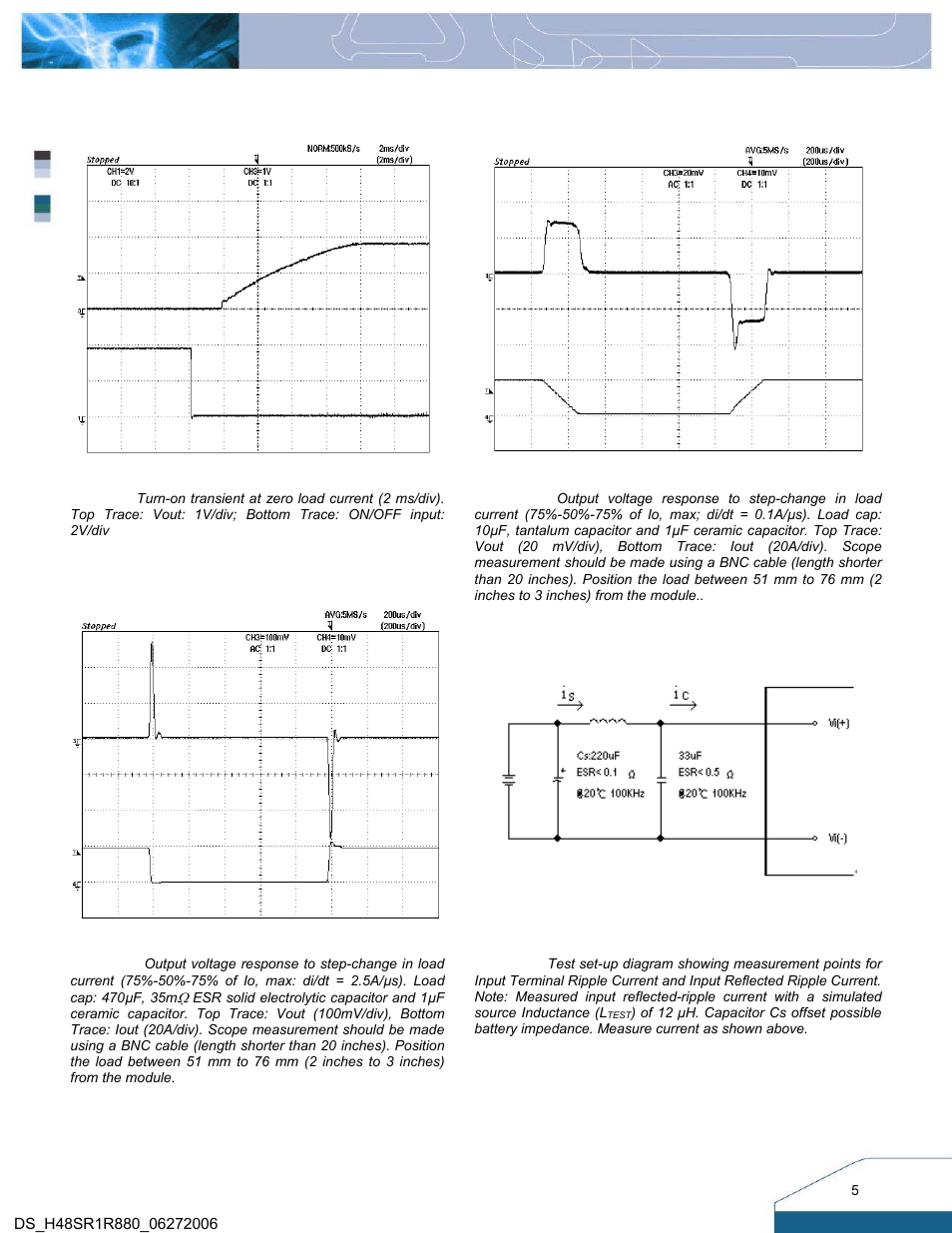 Electrical characteristics curves | Delta Electronics H48SR User Manual | Page 5 / 13