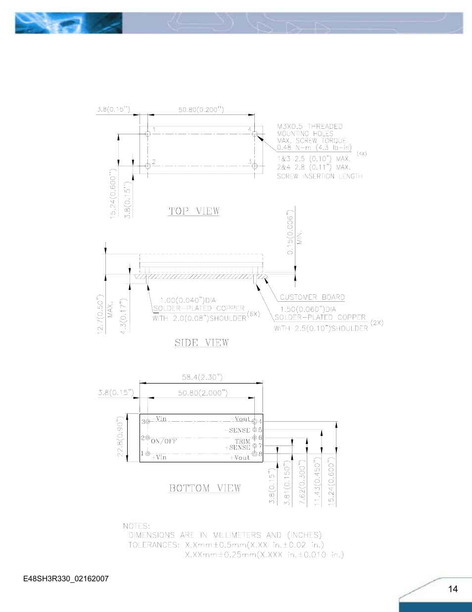 Delta Electronics Series E48SH User Manual | Page 14 / 15