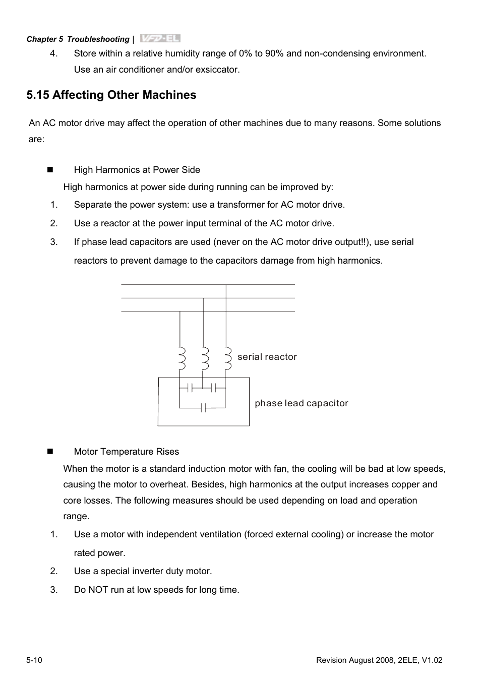 15 affecting other machines | Delta Electronics AC Motor Drive VFD-EL User Manual | Page 161 / 209