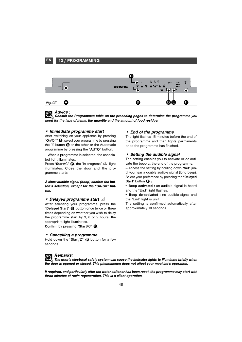 DE DIETRICH DVH930 User Manual | Page 19 / 31