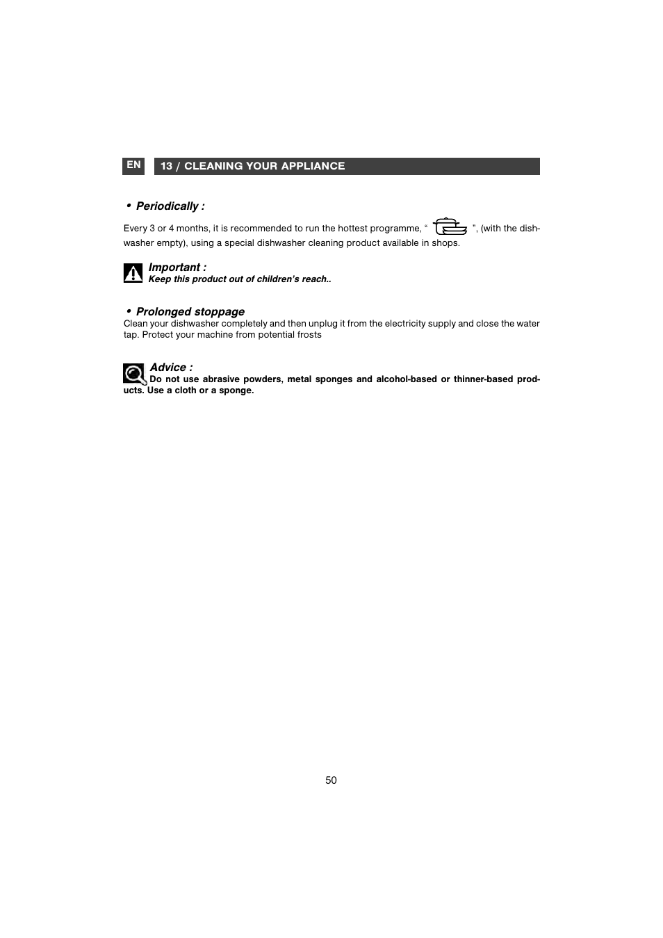 DE DIETRICH DVH930 User Manual | Page 21 / 31