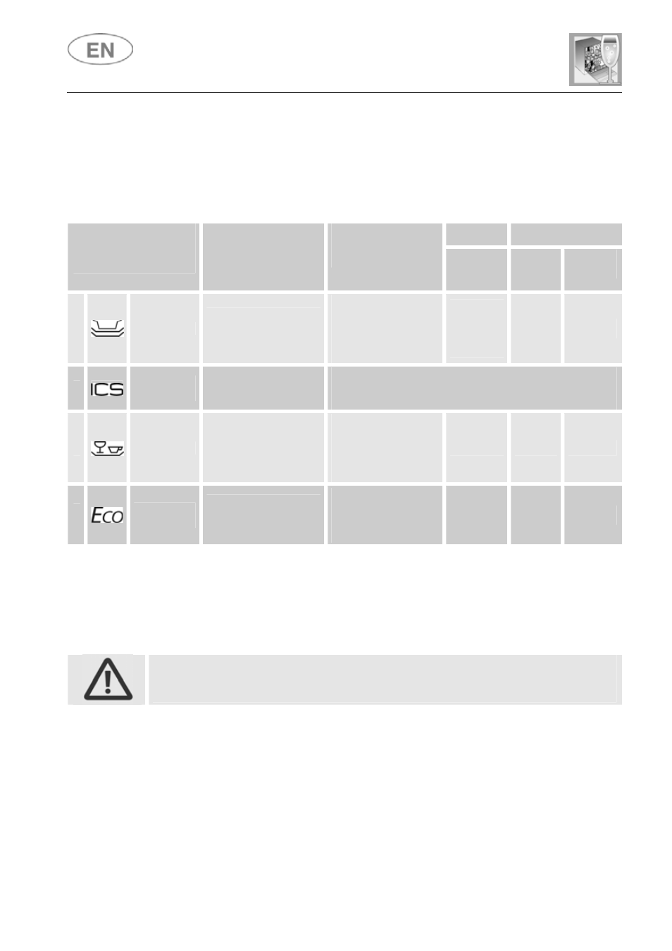 User instructions, Setting the washing program | DE DIETRICH DVY1010 User Manual | Page 12 / 33