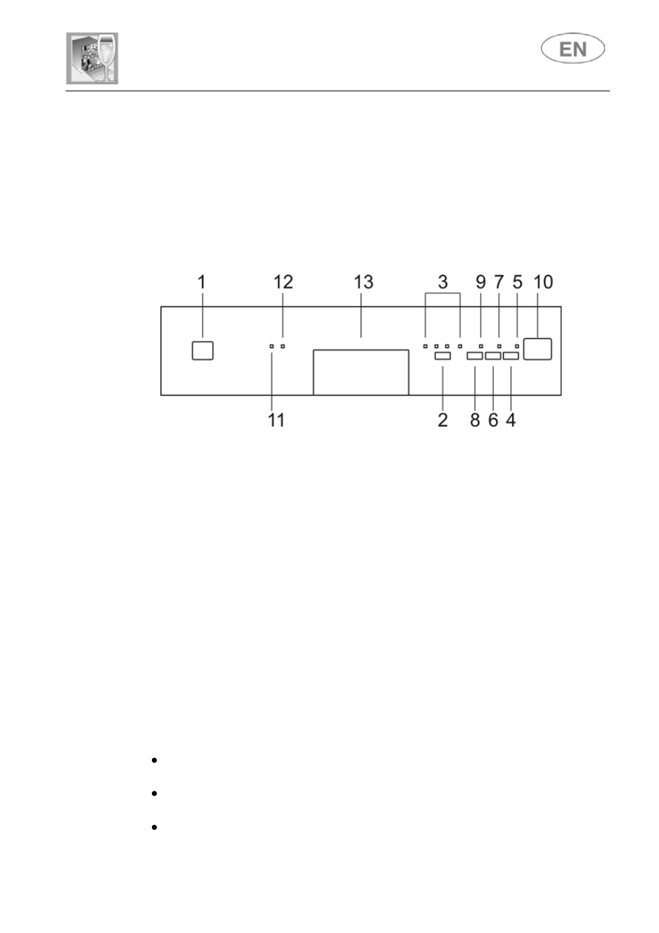 User instructions | DE DIETRICH DVY1010 User Manual | Page 15 / 33